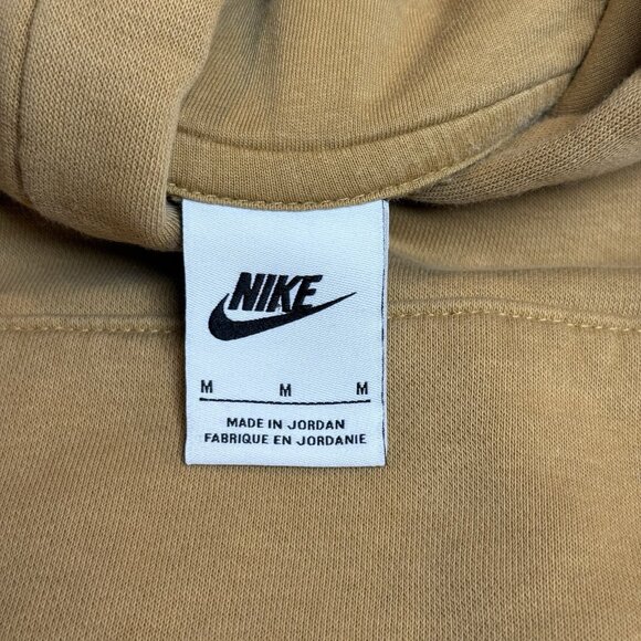 Nike Men’s Hoodie Pullover Sweatshirt Tan Yellow M Medium BV2654-722 - Picture 4 of 6